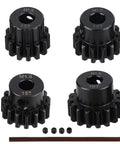Hardened Steel Pinion Gear Set For RC Cars 13T 14T 15T 16T For 5mm Motor Shaft Works With Steel Spur Gears Beefed Up Pro Grade Upgrade