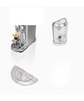 Water Tank For Capsule Coffee Makers With Large Capacity Lid Easy Lift One Hand Refill Lightweight Reservoir Cover For Nespresso J520 Plus Compatible Replacement Part next to coffee machine