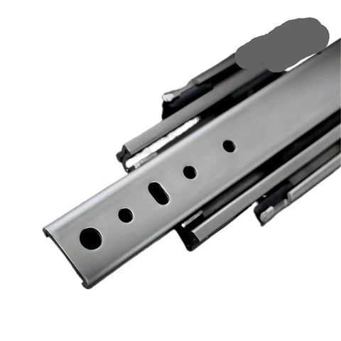 Super Heavy Duty Stainless Steel Drawer Slides Rail Max Load Bearing Runs Buttery Smooth For Shop Fixtures And Cabinetry close-up view