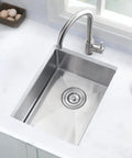 12 Inch Bar Sink Undermount For Small Kitchens And RVs 16 Gauge Stainless Steel Single Bowl Wet Bar Sink With Bottom Grid And Drain Assembly