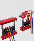 Compact Threading Aid For Cable Pulling In Tight Spaces With High Strength Spring Non Slip Base And Smooth Recoil For Stable Safe Wire Management For No Hassle Quick Install, metal plastic, 94x30x80 mm