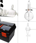 DIY Distiller Kit For Essential Oils Moonshine And Alcohol Making, Glass Distillation Set With 22 Piece Borosilicate Lab Grade Apparatus