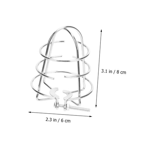 Screw Mount Fire Sprinkler Head Guard Protective Steel Cage Shields Irrigation Pipes Against Impact And Vandalism Real Deal Protection For Backyards Workshops Built Tough Fits Standard Heads Size 3 14 By 2 36 Inches Matte Black, 3.1 x 2.3 in metal guard.