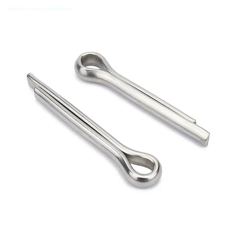 Top Grade 304 Stainless Steel U Shape Spring Cotter Pins for Heavy Duty Locking and Fastening Tasks durable clips in silver.