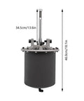 Bead Breaker Cylinder For Universal Tire Changer Machine, Heavy Duty Auto Tire Tool With Aluminum And Iron Build, 13.8 Inch Piston Rod, 7.3 Inch Inner Diameter, M14 Connection, Easy Install Tire Repair Upgrade, 34.5cm rod, 46cm total