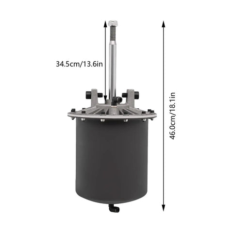 Bead Breaker Cylinder For Universal Tire Changer Machine, Heavy Duty Auto Tire Tool With Aluminum And Iron Build, 13.8 Inch Piston Rod, 7.3 Inch Inner Diameter, M14 Connection, Easy Install Tire Repair Upgrade, 34.5cm rod, 46cm total