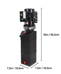 Beefy Hydraulic Pump 16 Quart 4 Gallon Power Unit For Dump Trailers And Industrial Lifts 220V 2HP Electric Hydraulic Pump 3450 RPM
