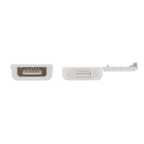 6-Pin To Cut-End Connector For Hue Solo Lightstrip Micro 6-Pin V4 White 4 Pack, showing close-up of connector design.