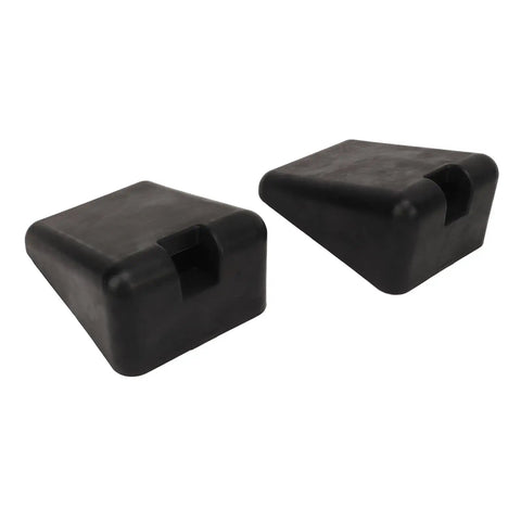 Rugged Rubber Hood Bumper Kit For Kenworth T680 And T880 Plus Peterbilt 567 579 Ensures Perfect Fit With Durable Design To Keep Your Rig Looking Cool And Acting Tough On The Road Every Single Day Without Fail. black rubber hood bumper pair for truck hood latch use