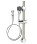 Versatile Polished Chrome ADA Hand Held Shower System With 60 Inch Hose And Mounting Bracket Easy Install Single Function Spray