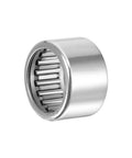 uxcell SCE108 needle roller bearing, drawn cup open end, close-up view; 5/8 in bore, 13/16 in OD, 1/2 in width
