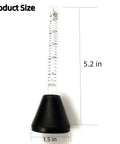 Portable Shielding Gas Flow Meter 50 Liters Per Minute For Argon CO2 And Acetylene With On Nozzle Ball Float Readout and size dimensions