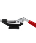 Fast Locking Level Fastener Push Pull Clamp For Vertical Fixtures, Adjustable Clamp With Toggle Catch And Plastic Handle, Easy One Hand Operation, Straight Line Action, Horizontal Toggle Tool For Precise Workpiece Positioning
