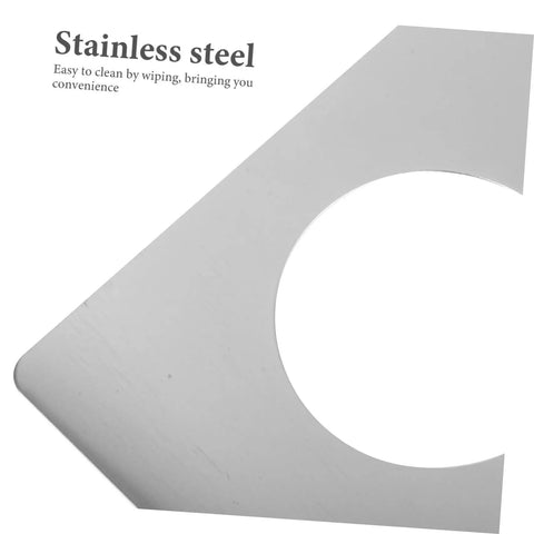 Stainless Steel Door Reinforcement Plate Set 6 Pieces No Drilling Deadbolt Cover And Repair Panel For Apartment Doors close-up