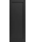 Lite Slab Barn Door Panel 42 X 96 Inches Matte Black With Solid Pine And Eco Veneer Finish Interior Ready Built To Last Not Pre Cut Universal Slab