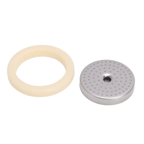 54mm Espresso Machine Shower Screen And Gasket Set For BES450 BES500 Top Notch Food Grade 304 Stainless Steel Dispersion Screen Silicone Seal Easy Replacement And Clean Brew Part, shower screen and gasket
