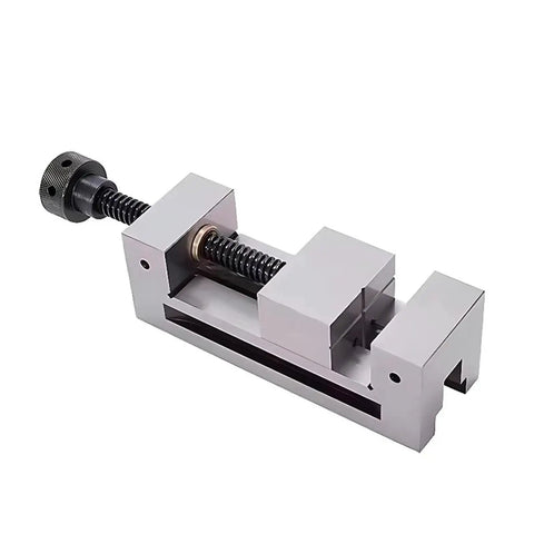 Heavy Duty 3.5 Inch Precision Manual Bearing Vise For CNC Machining, Quick Adjust Jaw Width, Smooth Clamp with Built In Bearing System