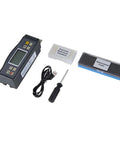 Straight Up Portable Surface Roughness Tester For Dead Accurate Ra And Rz Readings Heavy Duty Digital Gauge with accessories.