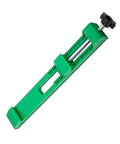 Essential Cutting Machine Base Plate Guide With Circular Clip For Precision Straight Cuts In Workshops And Home Improvement Projects, green plastic design.