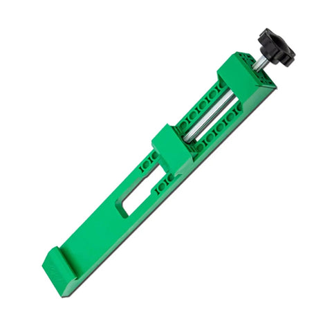Essential Cutting Machine Base Plate Guide With Circular Clip For Precision Straight Cuts In Workshops And Home Improvement Projects, green plastic design.
