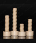 Top Tier PEEK Plastic Hex Socket Bolts And Cap Head Screws Metric Fastener Set With Hella Tough M5 X 12mm design, assorted sizes.