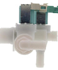 Washer Inlet Water Valve Replacement For Whirlpool Washers Replaces W10239900 And W10513404, side view of plastic valve.