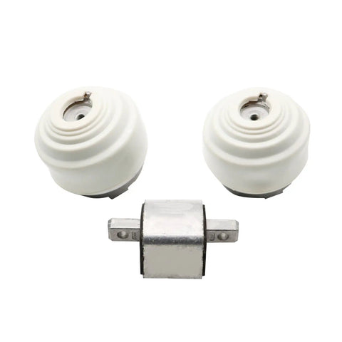 Dope Hydraulic Engine And Transmission Mount 3 Piece Kit Direct Replacement For Mercedes Sl500 Cl500 E500 Auto Transmission with two fluid-filled mounts and one metal support.