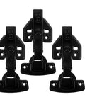 Stainless Steel Self Closing Cabinet Hinge Set Concealed Full Overlay Design For Kitchen Cabinets Replacement Hinges