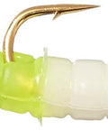 One Sixty Fourth Ounce Trout Magnet Lure In Chartreuse With Shad Dart Head And Split Tail For Horizontal Fall And Natural Downstream Action