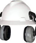 Sound Control Classic Helmet Mounted Hearing Protection for Slotted Full Brim Hard Hats with Cushioned Ear Pads and Adjustable Earmuffs