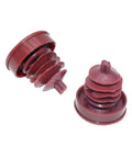 Built Tough 2 Pack Hydraulic Power Steering Pump Reservoir Cap Plug Cover red polymer gaskets for Honda Odyssey Pilot.