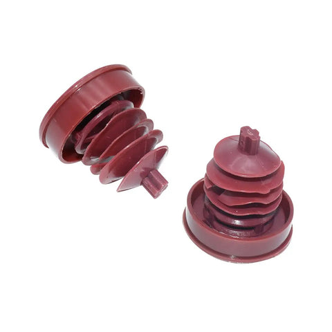 Built Tough 2 Pack Hydraulic Power Steering Pump Reservoir Cap Plug Cover red polymer gaskets for Honda Odyssey Pilot.