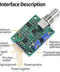 Dang Reliable pH Sensor Module For Acidity And Alkalinity Testing with interface details and connectors for Arduino projects.
