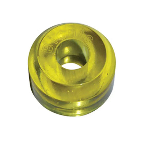 Yellow hard Bionic Quad Skate Bushings Set Medium Red For Inline Skates Pro Grade High Rebound Elastomer For Long Life