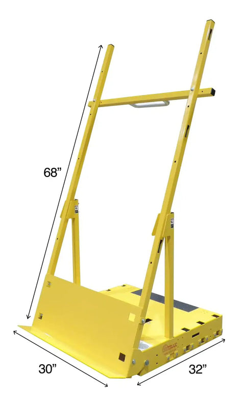 Heavy Duty Scoop Dolly Cart 800 Lb Weight Capacity Solid Steel Construction With Four Adjustable Tilt Angles No Sweat Hauling Equipment For Moving Doors Windows And Appliances