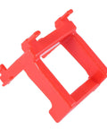 Heavy Metal Spray Bottle Storage Rack With Padded Hooks Rock Solid Garage Organizer keeps detail bay cleaning supplies secure in bright red.
