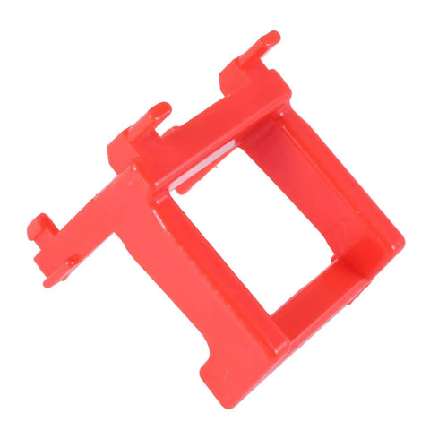 Heavy Metal Spray Bottle Storage Rack With Padded Hooks Rock Solid Garage Organizer keeps detail bay cleaning supplies secure in bright red.