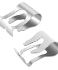 2PCS Windshield Wiper Linkage Clip And Bushings Set To Secure The Connecting Rod And Prevent Popping Out, heavy duty metal clips closeup