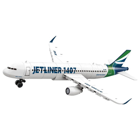 Dope Commercial Jetliner Building Block Set With 133 Pieces For Ages And Up Build An Accurate Airplane Model Toy That Works With Major Brick Brands