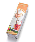 Packaging for Six Piece Japanese Natural Wooden Spoons Set For Cooking And Eating Great For Stirring Tea Honey Soda Dessert And Nonstick Pots