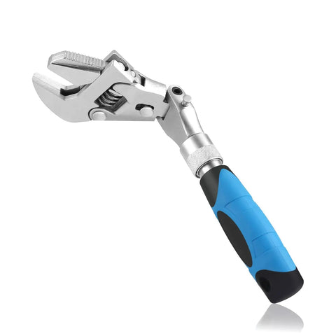 Beefy Retractable 10 To 12 Inch Adjustable Wrench With 180 Degree Rotating Head 3 In 1 Crescent Wrench Made From CrV Chrome Vanadium Steel