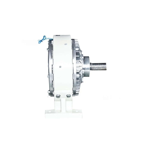Side view of Base Mounted Single Shaft Magnetic Powder Brake 50 Nm for industrial braking with precise torque control and fast response.