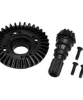 Helical Diff Ring And Pinion Front Gear Set 35T 11T for Traxxas XRT X Maxx RC Trucks with screws, precision machined high carbon steel.