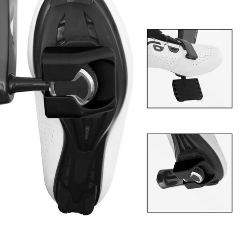Flat Pedal Converter With Self Locking Mechanism, Ultra Lightweight Anti Slip Pedal Cover For Wahoo SpeedPlay on cycling shoe