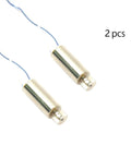 Two Coreless DC 3V Vibration Motors Tiny 7mm Diameter 16.6mm Long Built In Micro Vibe Motors with Copper Shaft, 2 pieces
