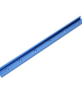 High Precision Miter Track Jig With Aluminum T Slot Track 800mm Router Table Guide for woodworking, blue anodized aluminum