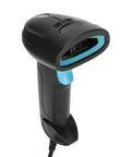 Built Tough USB Barcode Scanner For 1D 2D QR Codes, Quick Scan, ABS Construction, IP54 Dust Protected, Handheld Wired Device