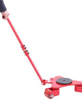 Heavy Duty Machinery Skates Featuring Killer 4409 Pound Load Rating And Smooth Rolling 360 Swivel Polyurethane Rollers for moving appliances.