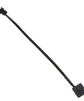 Two Pack Molex To 3 Pin PC Fan Adapter Cable 12V 4 Pin PWM To Molex Power Lead Connects 3 Pin Or 4 Pin Fans To Molex 10 Inch Black Sleeved