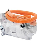 Electric Ac Compressor Kit For Tesla Model 3 HES33 Beltless Scroll Assembly with orange wiring for efficient cooling.